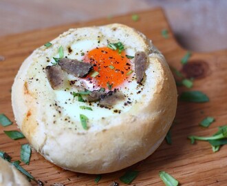 Ei in een broodje: met truffel voor de liefhebbers