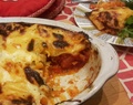 Roasted butternut squash & thyme lasagna