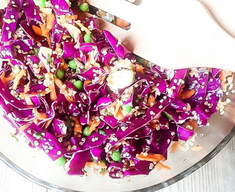 Foodie Friday: Thaise quinoa salade met rode kool