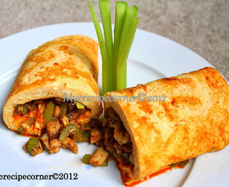 Indian Egg Rolls with Curried Chicken