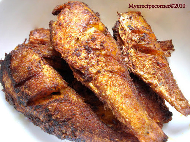 South Indian Fish Fry/ Meen Varuval.