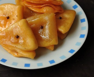 Badam Puri/Sweet Almond Puri/Badam Poori