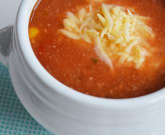 Enchilada soep (uit de slowcooker)