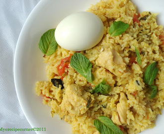Kongunadu Style Chicken Biryani( with Jeera Samba Rice).
