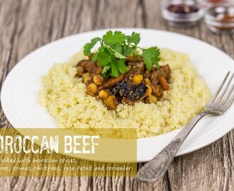 Moroccan beef, tagine