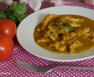 Frango ao curry fácil e delicioso