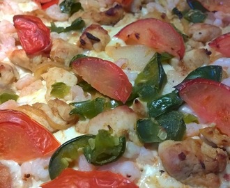 Fit Foodin Vähähiilihydraattinen Body Pizza.