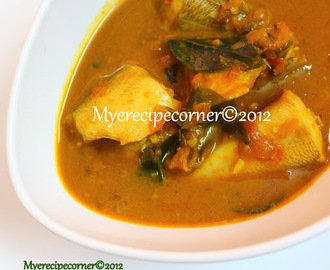 Kilangan( Kizhanga) Meen Kuzhambu/ Tamilnadu Tamarind Fish Curry