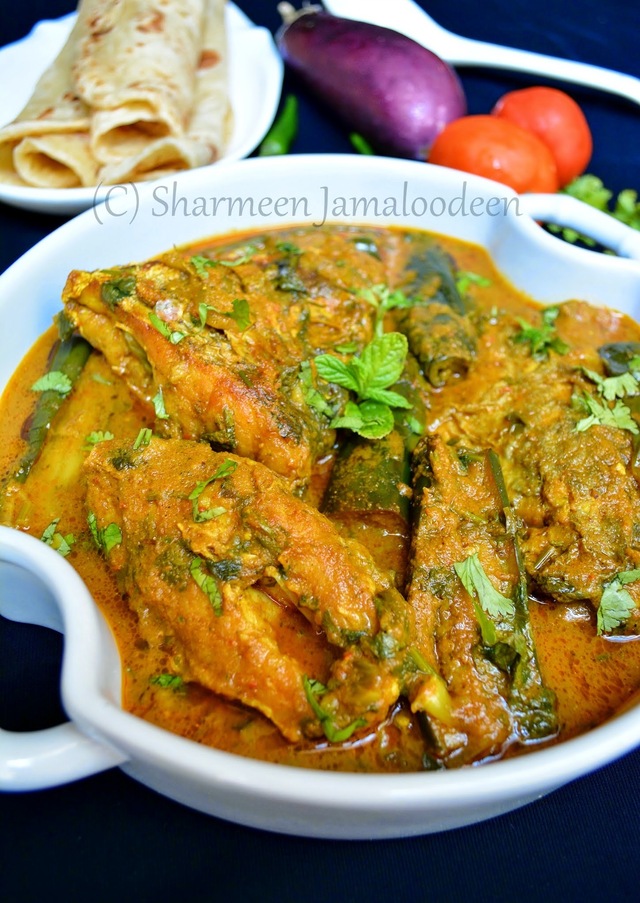 Fish and Aubergine Curry