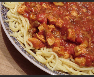 Spaghetti met kipfilet