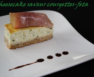 Cheesecake courgettes & feta