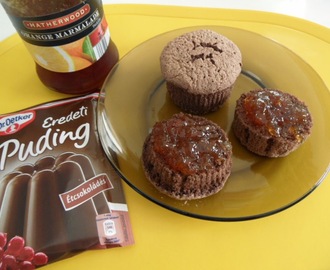 Csokipuding muffin