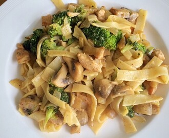 ❤️ Pasta met broccoli, kip & mosterd roomsaus