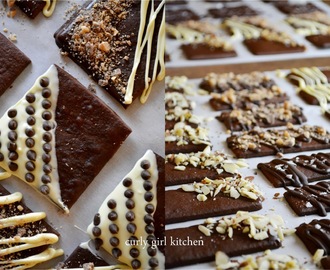 Chocolate Dipped Chocolate Shortbread Cookies