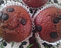 Çikolata Parçalı Kakaolu Muffinler