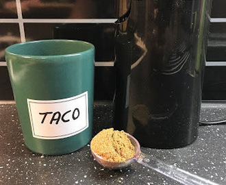 Taco-krydda, gör din egen