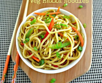 Hakka Noodles - Vegetable Hakka Noodles