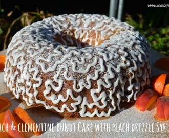 Peach & Clementine Bundt Cake with Drizzle Syrup – Bake of the Week
