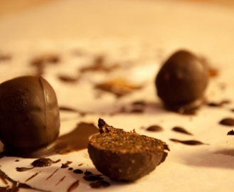 Gezondere chocolade truffels zonder suiker