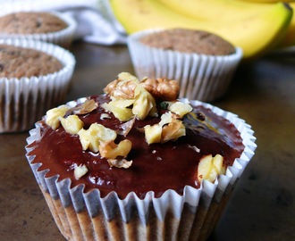 Banános csokis muffin (vegán)
