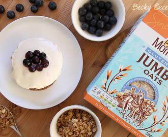 Mini Blueberry Cheesecake Recipe with Mornflake (Gluten Free and Lactose Free)