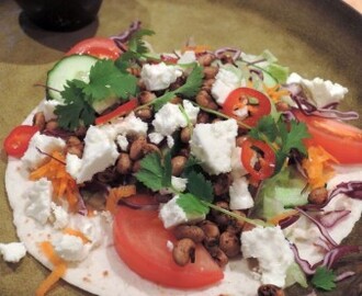 Wraps – Salade – Feta – Krokante boontjes – Jamie Oliver