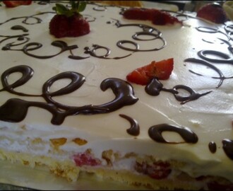 Gâteau à la fraise :