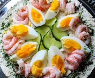 Räk och äggtårta - Perfekt PÅSKTÅRTA