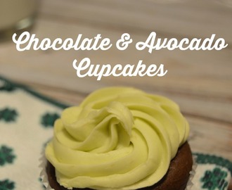 Chocolate Avocado Cupcakes with Avocado Buttercream Frosting