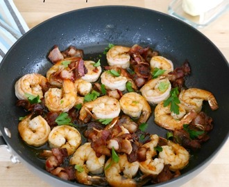 Buttery Shrimp with Bacon