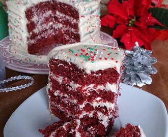 Red velvet  Cake (Tarta Terciopelo Rojo)