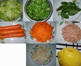 Receita de salada de alface com atum