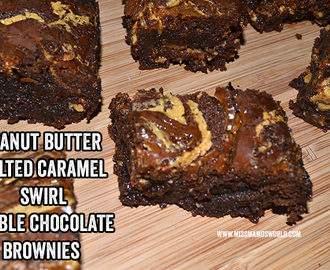 Peanut Butter Caramel Swirl Brownies : RECIPE