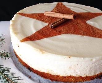 Recept: Kaneel Kerstster Cheesecake