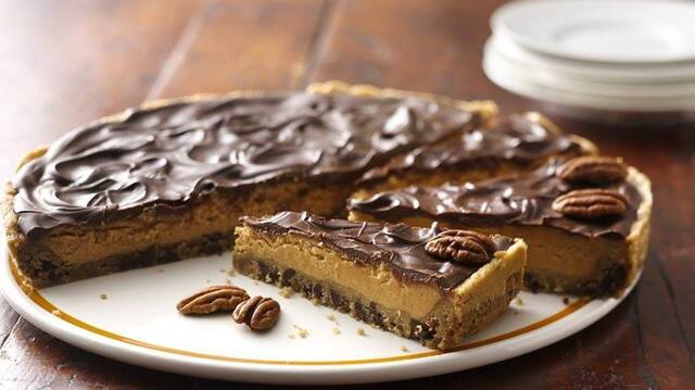 Chocolate-Peanut Butter Cookie Pie