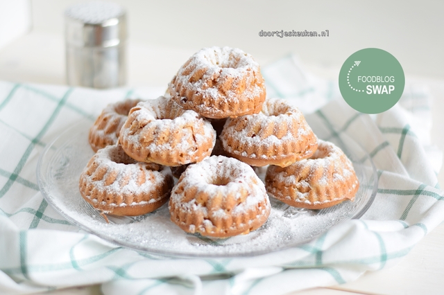 appel-kaneel muffins met Griekse yoghurt