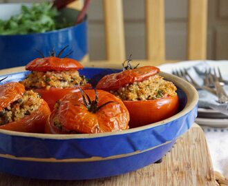 Quinoa & Tuna Stuffed Tomatoes