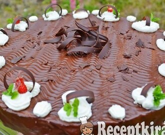 Csokikrémes torta – paleo