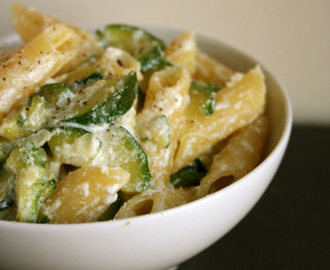 Penne with Zucchini and Ricotta Recipe