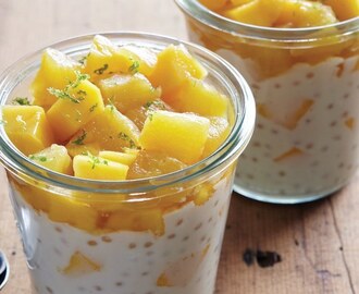 Coconut Tapioca With Pineapple, Mango, And Lime