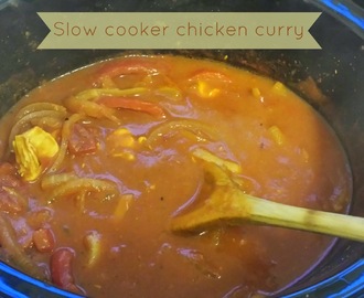 Recipe - Slow cooker chicken curry (#SlimmingWorld friendly)
