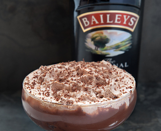 Luxurious Baileys triple chocolate trifle