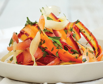 Heirloom Carrot Salad with Sweet Orange and Thyme Vinaigrette