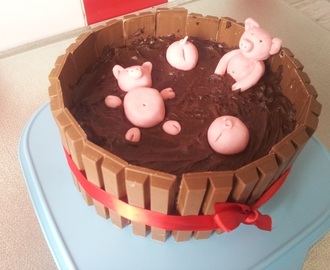 Schweine im Schlammbad - Torte