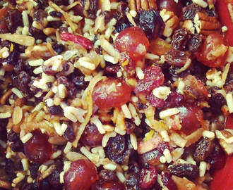 Cherry, Pecan and Ginger Christmas Pudding for Stir Up Sunday