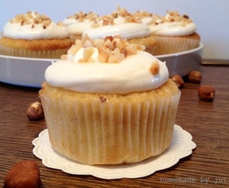 Vanilla Hazelnut Cupcakes
