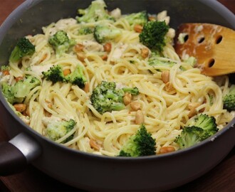 Brokkolis Spaghetti