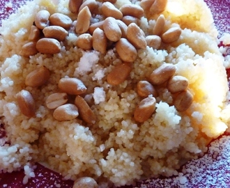 Egyiptomi édes kuszkusz mogyoróval - Couscous bi sukkar