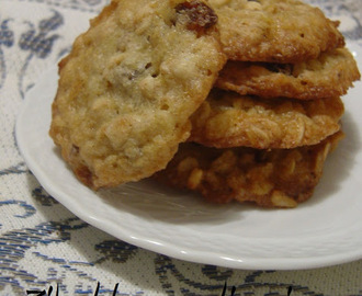 Cookies ai fiocchi di  avena e uvetta