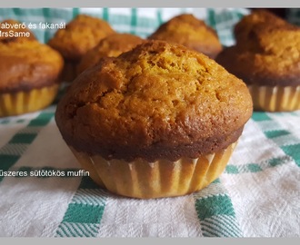 Fűszeres sütőtökös muffin